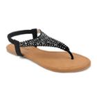 Olivia Miller Nella Women's Sandals, Size: 8, Black