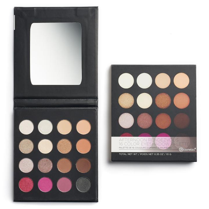 Bh Cosmetics Afternoon Rendezvous 16 Color Eyeshadow Palette, Multicolor