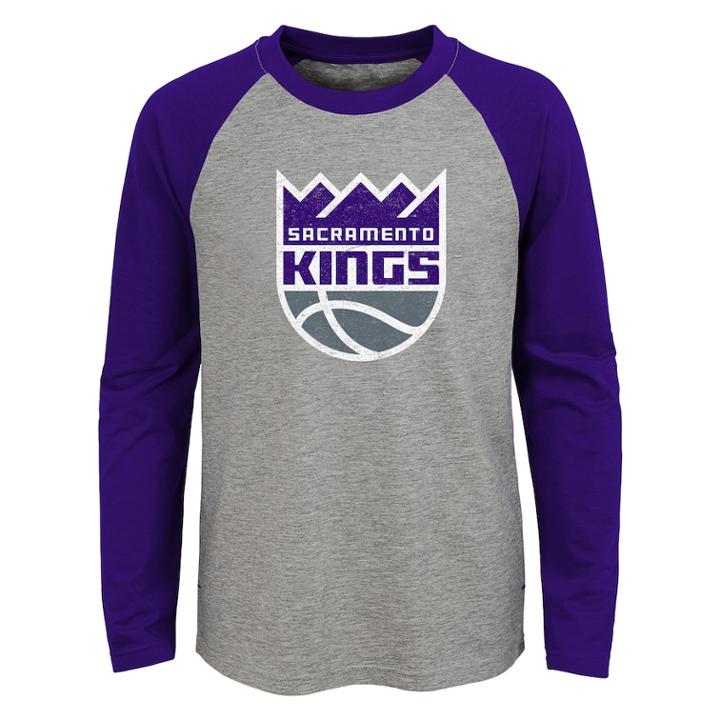 Boys 4-18 Sacramento Kings Fadaway Tee, Size: 12-14, Grey