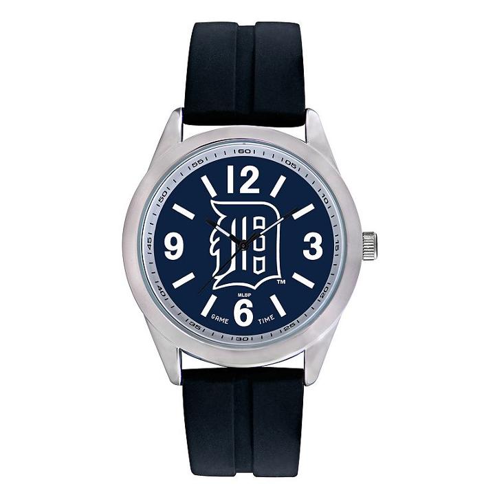 Men's Game Time Detroit Tigers Varsity Watch, Black