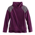 Girls 7-16 & Plus Size So&reg; Microfleece Cowlneck Pullover, Size: 20 1/2, Drk Purple