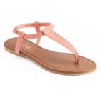 Apt. 9&reg; Women's Kiki Silhouette Thong Sandals, Size: Large, Pink Other