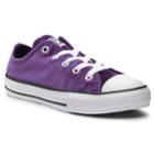 Girls' Converse Chuck Taylor All Star Velvet Sneakers, Size: 1, Purple Oth