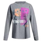 Girls 7-16 Under Armour Verge Long Sleeve Graphic Tee, Size: Large, Med Grey