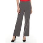 Women's Dana Buchman Pull-on Dress Pants, Size: 12, Grey