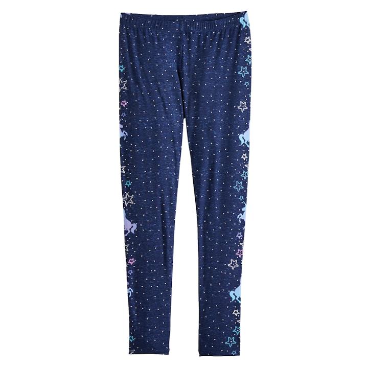 Girls 7-16 & Plus Size So&reg; Cozy Brushed Leggings, Size: 16, Blue (navy)