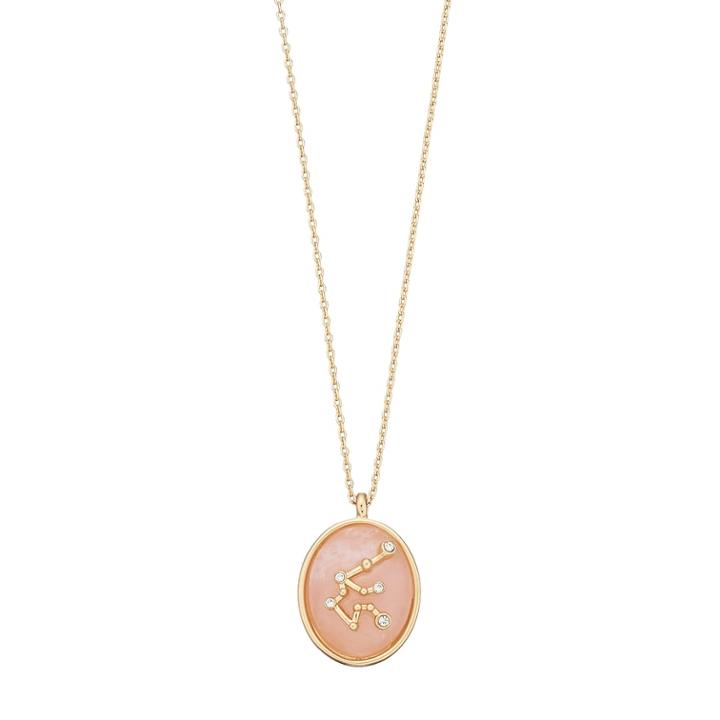 Lc Lauren Conrad Pink Zodiac Cameo Pendant Necklace, Women's