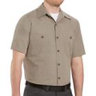 Men's Red Kap Classic-fit Striped Button-down Work Shirt, Size: Xxl, Multicolor