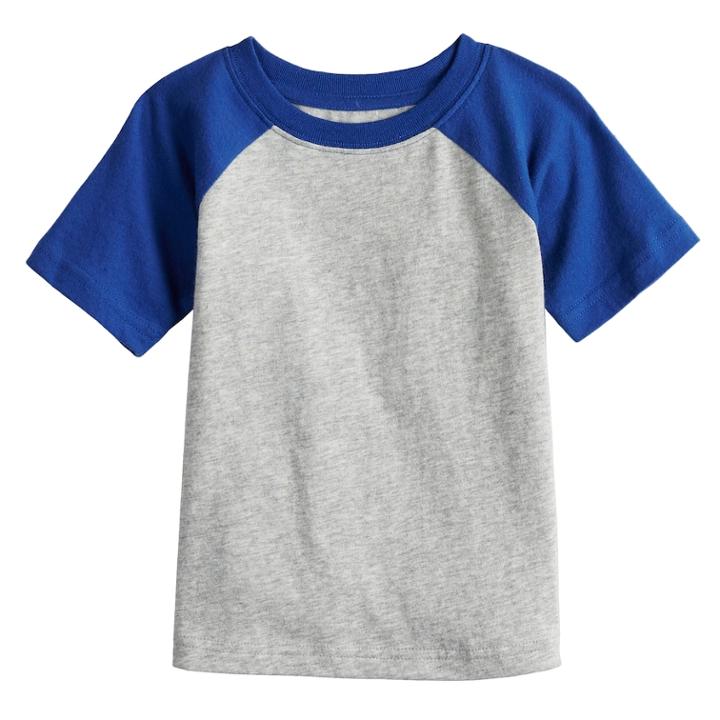 Baby Jumping Beans&reg; Raglan Softest Tee, Infant Boy's, Size: 9 Months, Light Grey