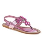 Laura Ashley Girls' Jeweled Slingback Sandals, Girl's, Size: 11, Pink