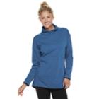Women's Tek Gear&reg; Oversized Fleece Sweatshirt, Size: Large, Med Blue