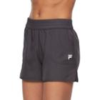 Women's Fila Sport&reg; Extended Woven Workout Shorts, Size: Medium, Grey