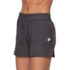 Women's Fila Sport&reg; Extended Woven Workout Shorts, Size: Medium, Grey
