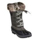 London Fog Melton 2 Women's Winter Duck Boots, Size: Medium (7), Black
