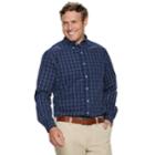Big & Tall Croft & Barrow&reg; Regular-fit Easy-care Button-down Shirt, Men's, Size: Xxl Tall, Blue
