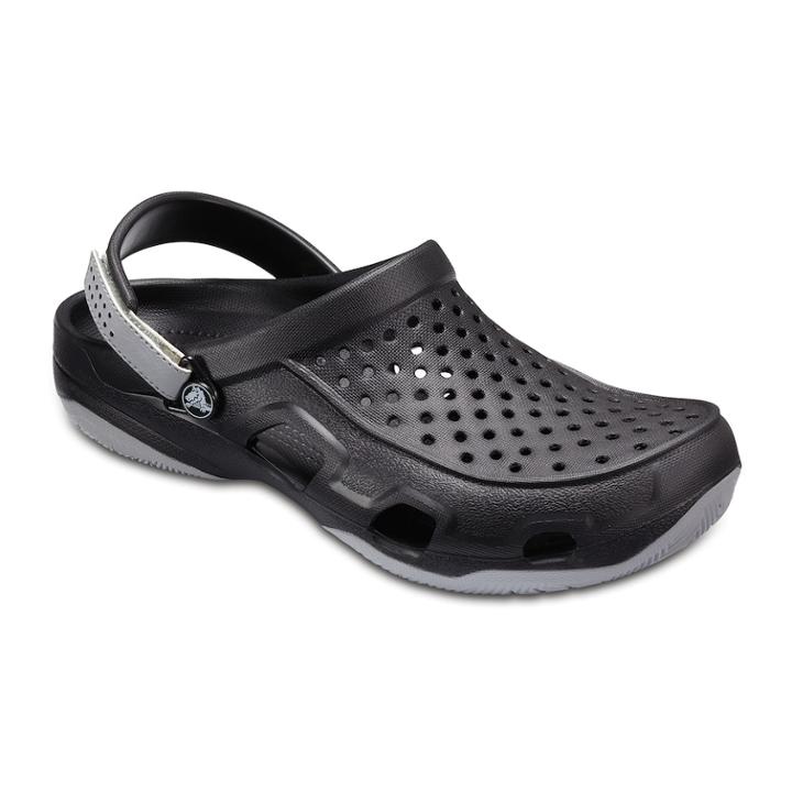 Crocs Swiftwater Deck Men's Clogs, Size: 7, White