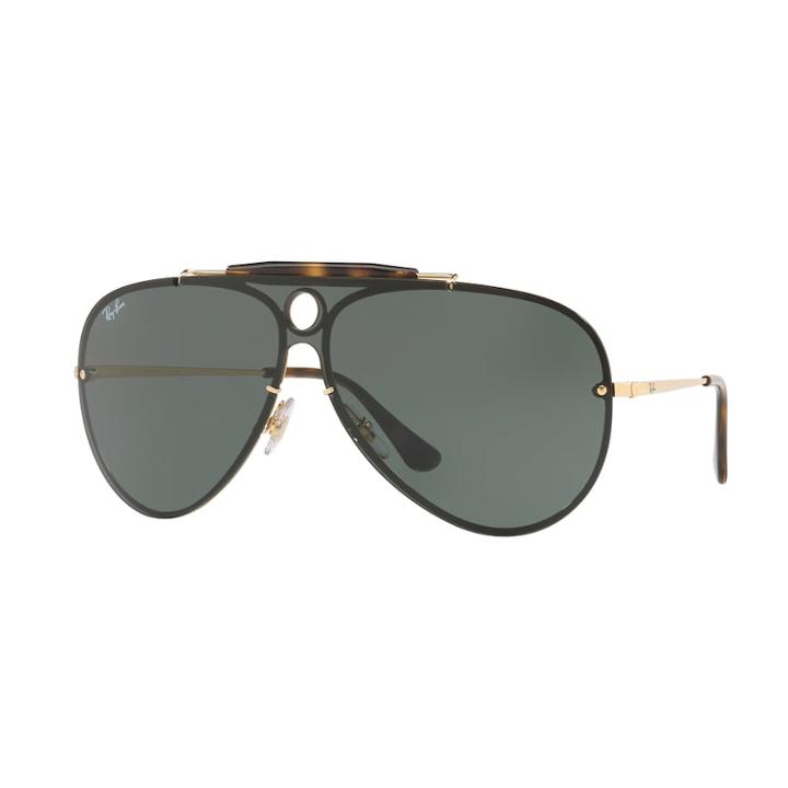 Ray-ban Blaze Shooter Rb3581n 32mm Aviator Sunglasses, Women's, Drk Yellow