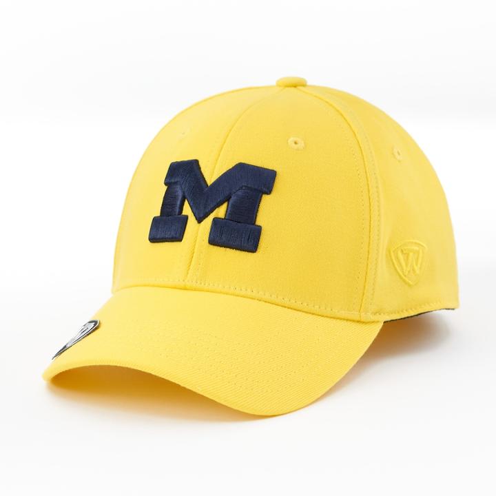 Adult Top Of The World Michigan Wolverines One-fit Cap, Men's, Gold