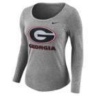 Women's Nike Georgia Bulldogs Logo Tee, Size: Xl, Gray