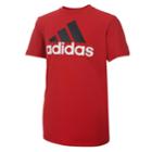 Boys 8-20 Adidas Logo Graphic Tee, Size: Small, Med Red