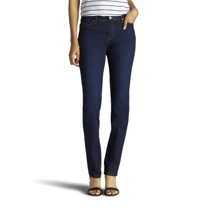 Women's Lee Rebound Slim Fit Jean, Size: 10 Short, Dark Blue