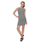Juniors' Love, Fire Shirred Asymmetrical Bodycon Dress, Teens, Size: Xl, Black White Stripe