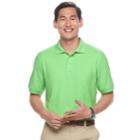 Men's Croft & Barrow&reg; Pique Performance Polo, Size: Xxl, Med Green