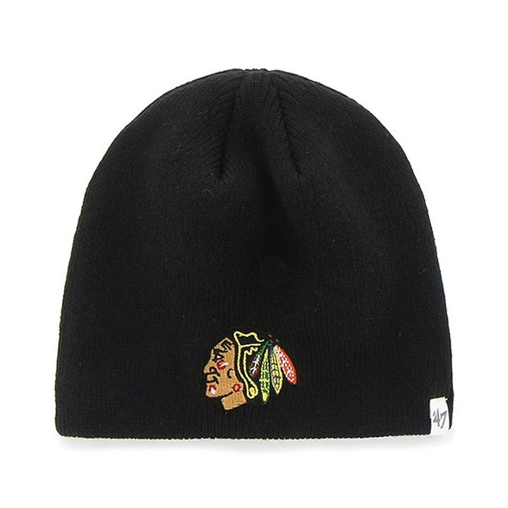 '47 Brand Chicago Blackhawks Knit Beanie - Adult, Men's, Black