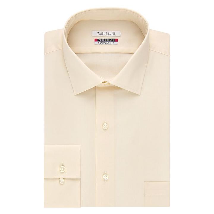 Big & Tall Van Heusen Flex-collar Dress Shirt, Men's, Size: 20 34/5b, Beige Oth