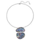 Purple Double Simulated Abalone Necklace, Women's