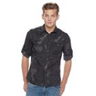 Men's Rock & Republic Disruptive Stretch Button-down Shirt, Size: Large, Oxford