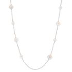 Lc Lauren Conrad Filigree Disc Long Station Necklace, Women's, Med Pink