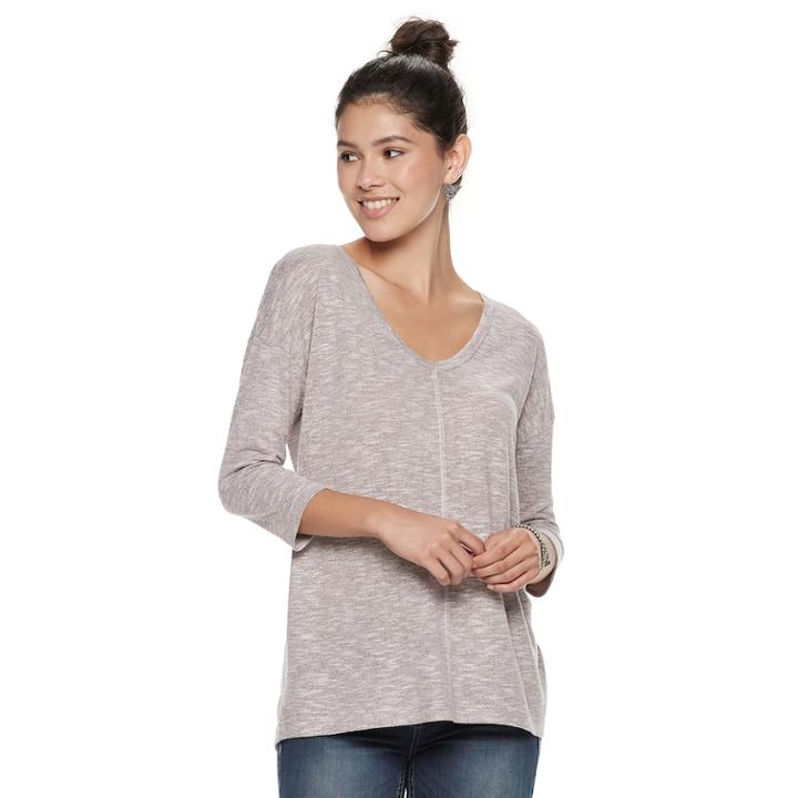 Juniors' So&reg; Cozy Tunic, Teens, Size: Large, Lt Purple
