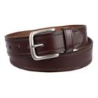 Men's Dickies Stitched Leather Belt, Size: Xl, Brown