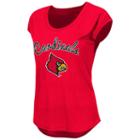 Juniors' Louisville Cardinals Equinox Tee, Women's, Size: Large, Dark Red