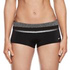 Women's Nike Filtered Swim Shorts, Size: Large, Black