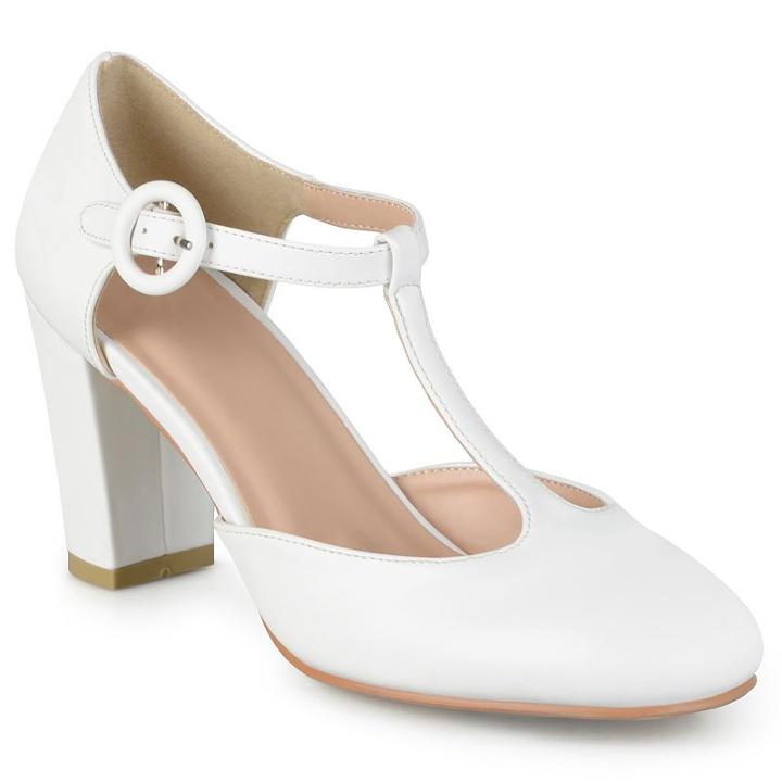 Journee Collection Talie Women's High Heels, Girl's, Size: 8, White Oth