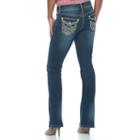 Women's Apt. 9&reg; Embellished Bootcut Jeans, Size: 14, Black