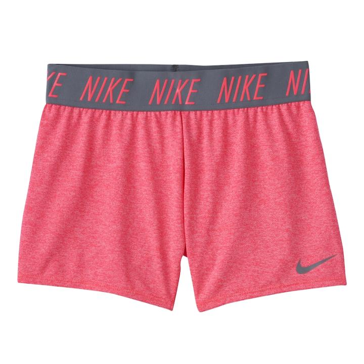 Girls 7-16 Nike Dri-fit Training Shorts, Size: Small, Med Red