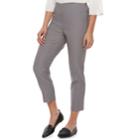 Women's Elle&trade; Pull-on Ankle Pants, Size: Xs, Grey