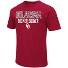 Men's Campus Heritage Oklahoma Sooners Camo Wordmark Tee, Size: Xl, Dark Red