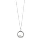 Lc Lauren Conrad Long Round Shaker Pendant Necklace, Women's, Silver
