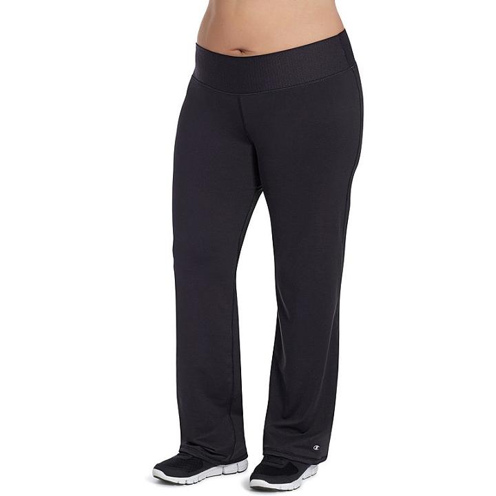 Plus Size Champion Absolute Workout Semi-fitted Performance Pants, Women's, Size: 2xl, Black