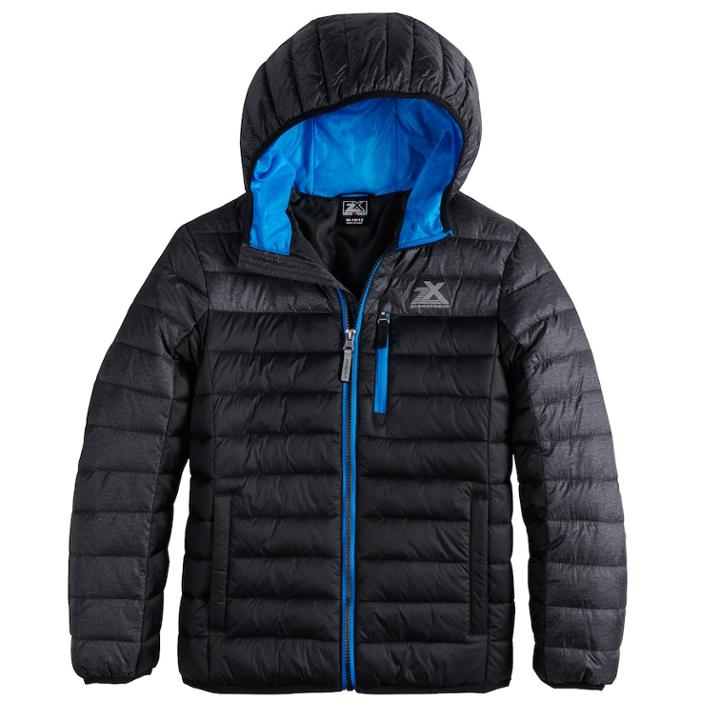 Boys 8-20 Zeroxposur Ultra Faux-down Jacket, Size: Xl, Black