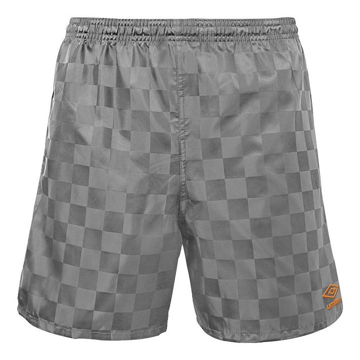 Men's Umbro Checkerboard Shorts, Size: Medium, Grey