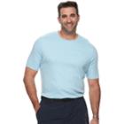 Big & Tall Croft & Barrow&reg; Classic-fit Easy-care Crewneck Tee, Men's, Size: L Tall, Blue (navy)