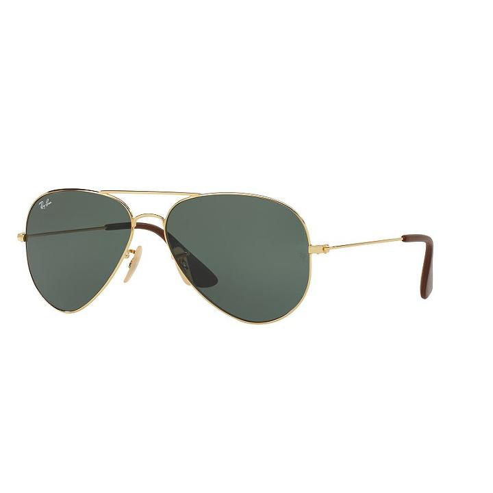 Ray-ban Rb3558 58mm Youngster Aviator Sunglasses, Adult Unisex, Drk Yellow