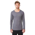 Men's Heat Keep Performance Base Layer Crewneck Tee, Size: Large, Grey Other