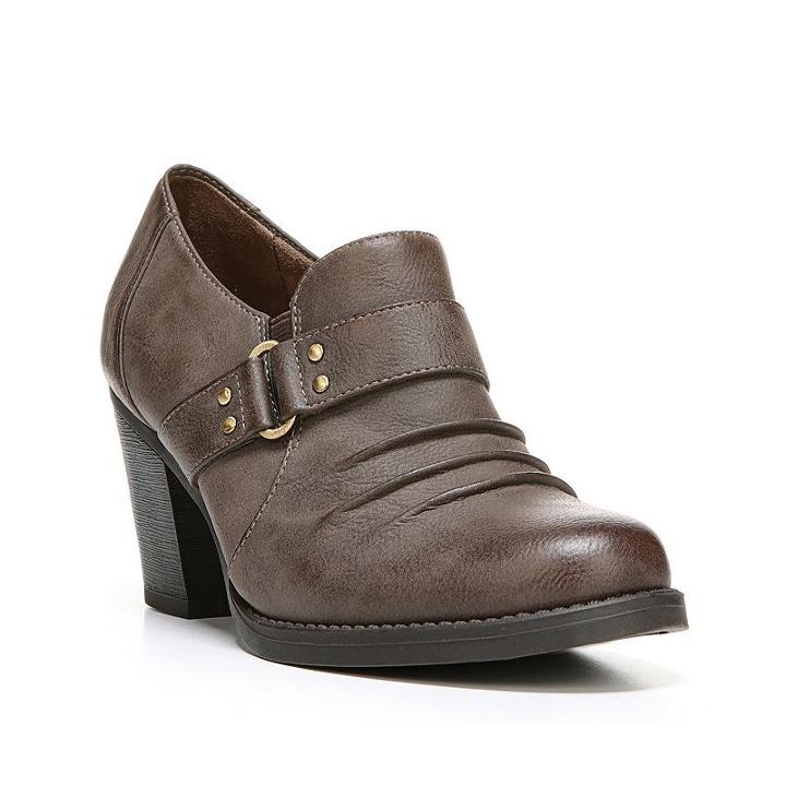 Naturalsoul By Naturalizer Yumen Women's Slip-on Shooties, Size: 9 Wide, Brown