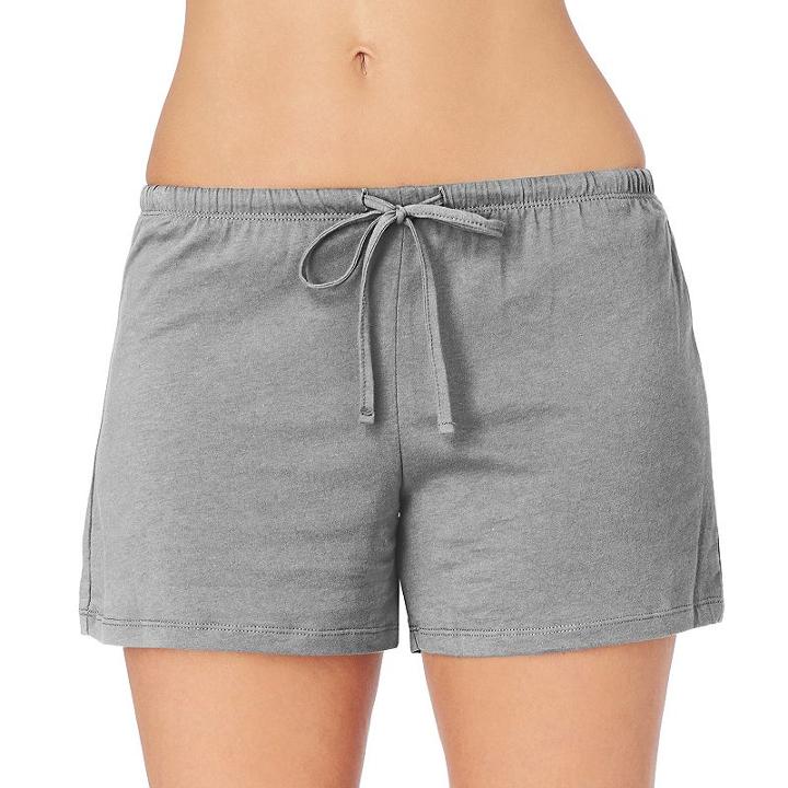 Women's Jockey Pajamas: Solid Shorts, Size: Large, Black